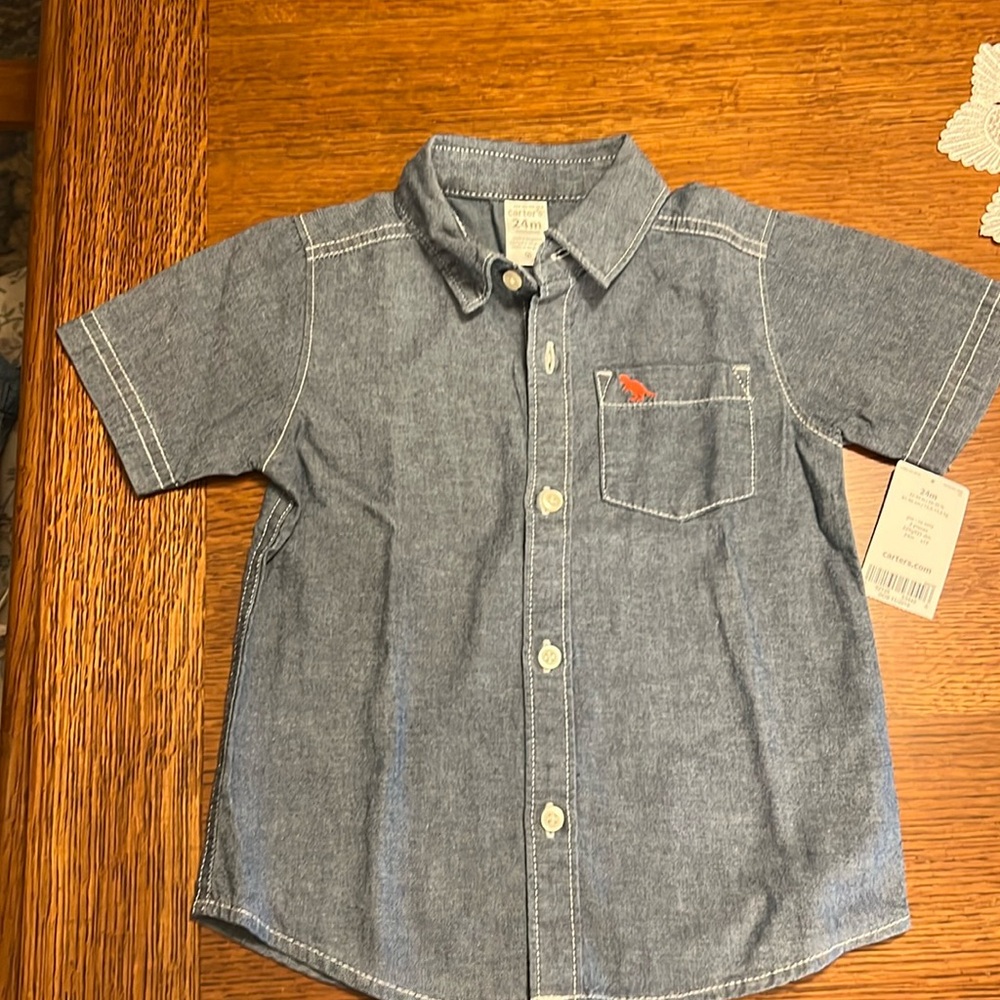 New Toddler button up shirt 24 months